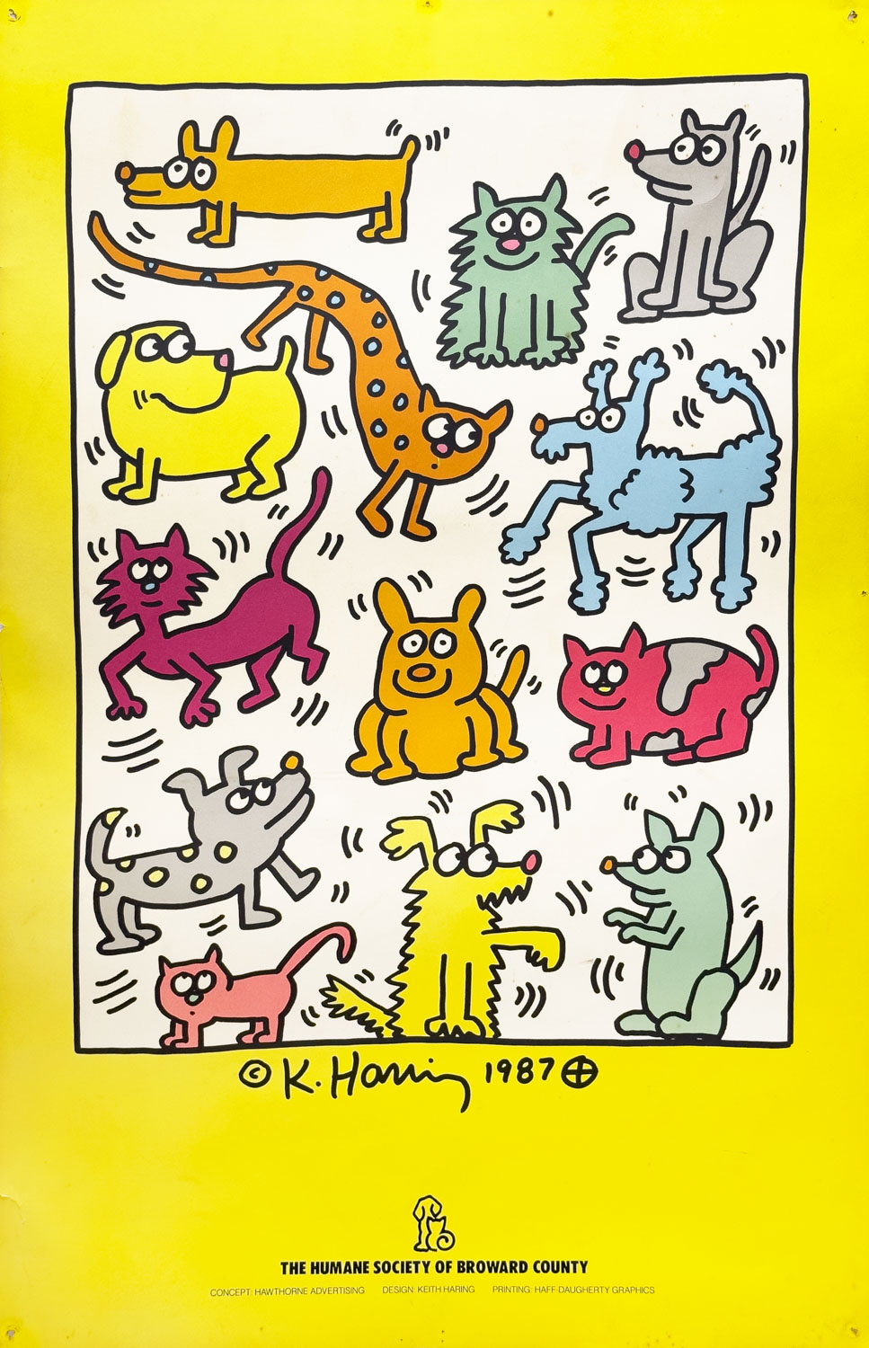 「KEITH HARING 1987 Poster / Keith Haring」メイン画像