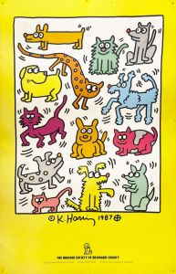KEITH HARING 1987 Poster / Keith Haring