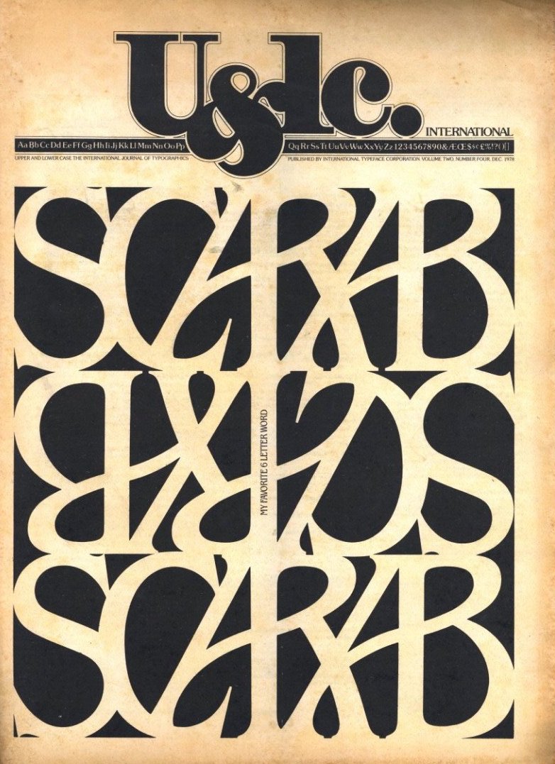 U & Lc 4issues July 1976, December 1978, December 1979, March 1980 / Editorial & Design director: Herb Lubalin | 小宮山書店 KOMIYAMA TOKYO | 神保町 古書・美術作品の販売、買取 U & Lc 4issues July 1976, December 1978, December 1979, March 1980 / Editorial & Design director: Herb Lubalin | 小宮山書店 KOMIYAMA TOKYO | 神保町 古書・美術作品の販売、買取