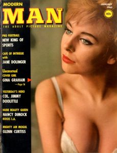 1963 MODERN MAN: THE ADULT PICTURE MAGAZINE (Set of 9 Issue) / Pin up: Brigitte Bardot, Marylin Monroe and more.