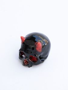 「ぐい呑　BLACK × RED / 丸岡和吾」画像1