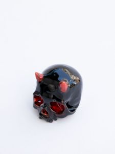 「ぐい呑　BLACK × RED / 丸岡和吾」画像1