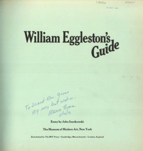 「William Eggleston's Guide / Photo: William Eggleston　Text: John Szarkowski」画像1