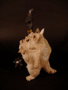「五つの龍神紋が描かれた猫神戦士 / 田崎太郎」画像2