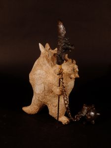 「五つの龍神紋が描かれた猫神戦士 / 田崎太郎」画像3