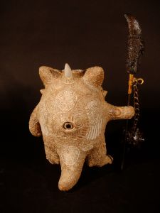 「五つの龍神紋が描かれた猫神戦士 / 田崎太郎」画像4