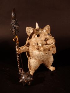 「五つの龍神紋が描かれた猫神戦士 / 田崎太郎」画像5