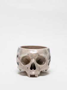 「PAINTED SKULLPTURE 植木鉢 / 丸岡和吾」画像1