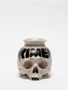 「PAINTED SKULLPTURE 壺 / 丸岡和吾」画像1