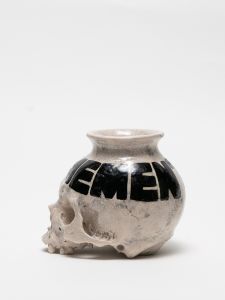 「PAINTED SKULLPTURE 壺 / 丸岡和吾」画像5