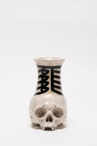 「PAINTED SKULLPTURE 壺 / 丸岡和吾」画像1