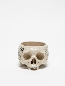「PAINTED SKULLPTURE 植木鉢 / 丸岡和吾」画像1