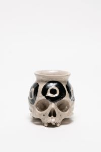 「PAINTED SKULLPTURE 壺 / 丸岡和吾」画像1