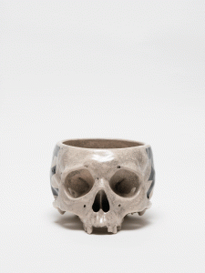 PAINTED SKULLPTURE 植木鉢のサムネール