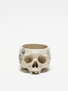PAINTED SKULLPTURE 植木鉢のサムネール