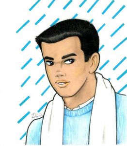 薔薇族 '84 4月号 表紙絵のサムネール
