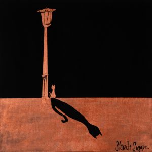 Street light and Cat／菅谷晋一／(Street light and Cat / Shinichi Sugaya)のサムネール