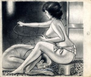 春川ナミオ　肉筆画　untitledのサムネール