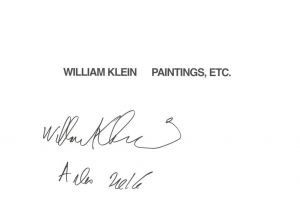 「WILLIAM KLEIN PAINTINGS, ETC. / Artwork, Concept, Design: William Klein　Essay: David Campany」画像1